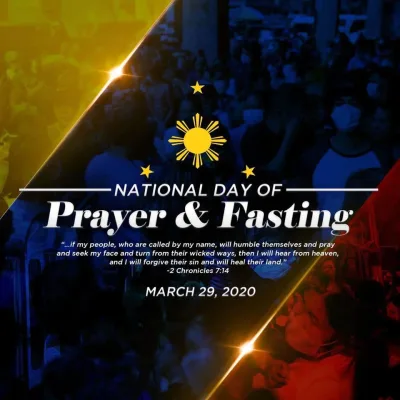 Join the National Day of Prayer and Fasting against COVID-19 this March 29!