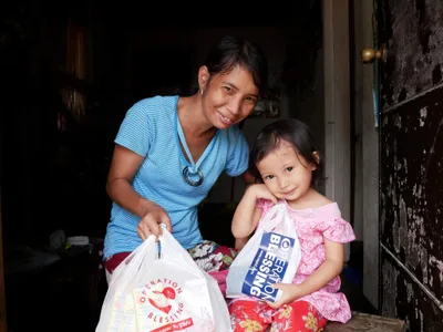 Families in Davao and Tacloban Felt Your Love through Operation Blessing’s Medical Mission