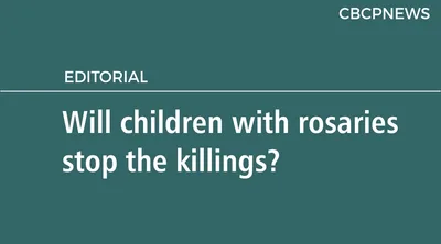 Will children with rosaries stop the killings?