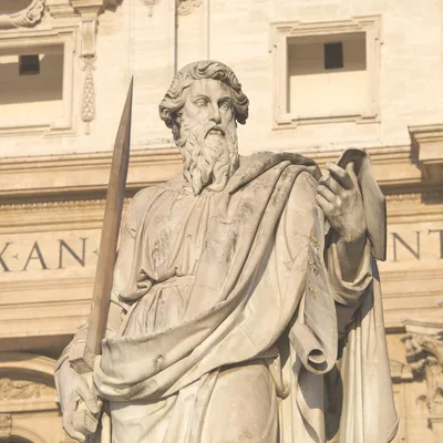 Let’s follow the example of St. Paul