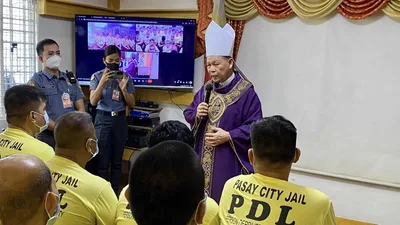 Pasay city jail, binisita ni Cardinal Advincula