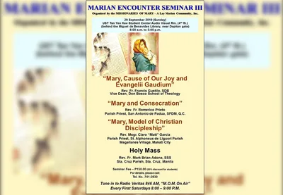 Marian seminar underscores Christian discipleship