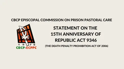 CBCP-ECPPC statement on the 15th anniversary of death penalty abolition