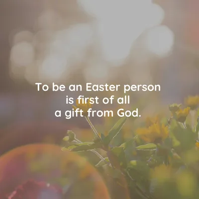 Living the Easter spirit