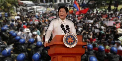 Pagsasampa ng PNP kaso sa nagprotesta sa SONA ng pangulong Marcos, kinundena