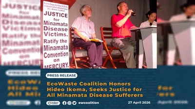 EcoWaste Coalition, nagbigay-pugay sa biktima ng Minamata disease - VeritasPH