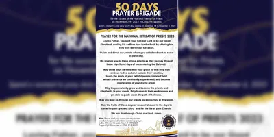 50-days prayer brigade, inilunsad