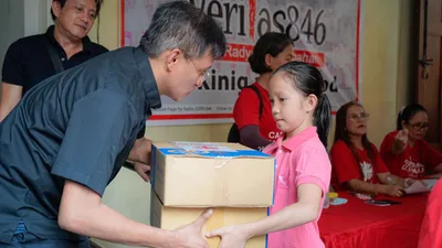 Pangangailangan ng mga kabataan sa St. Anthony parish, tinugunan ng Radio Veritas at Caritas Manila