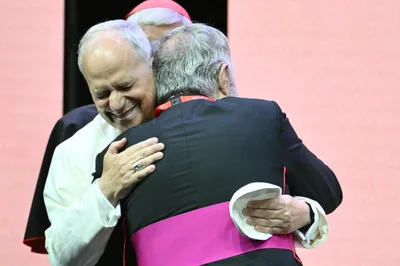 Pope to priests: ‘No one here is alone’