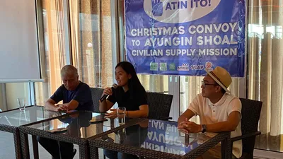 Organizers ng Christmas convoy sa Ayungin shoal, nagpapasalamat sa simbahan
