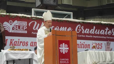 YSLEP graduates, hinimok ni Cardinal Advincula na tularan si San Vicente de Paul - VeritasPH