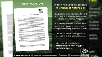 Pagsasabatas sa Rights of Nature bill, panawagan ng AKP sa kongreso - VeritasPH