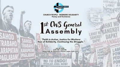 Labor advocates, inaanyayahan sa CWS Panay-Guimaras general assembly - VeritasPH