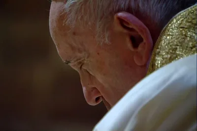 Pope Francis prays for victims of terrorist attack at French basilica