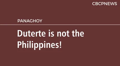 Duterte is not the Philippines!
