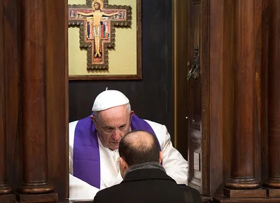 Confessional is a place of forgiveness, not threats, pope says
