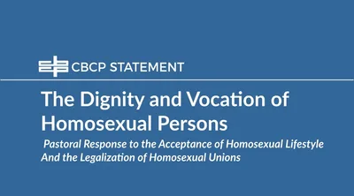 The Dignity and Vocation of Homosexual Persons