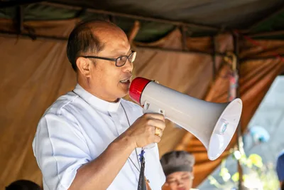 Bishop of Bayombong urges province-wide human chain against destructive mining