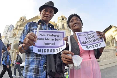 Duterte urged to intervene regarding OFW on death row