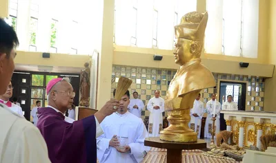 Seminary installs bust of Ilocano bishop being pushed for sainthood