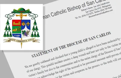 Negros priest accused of sexual abuse, placed on leave