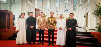 Widodo greets Indonesia’s Christians with call for stronger ties, environmental protection