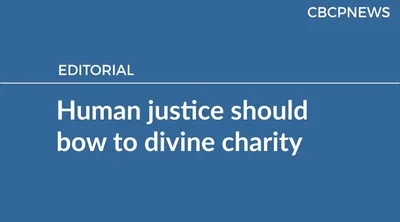 Human justice should bow to divine charity