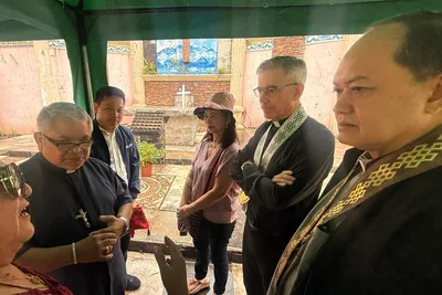 Nuncio, cardinal make low-key visit to Marawi prelature
