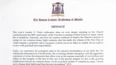 Cardinal Advincula sa mga Pilipino isabuhay ang “ecological conversion” - VeritasPH