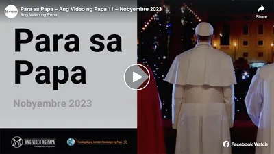 This is Pope Francis’ prayer intention for the month of November