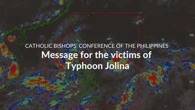 CBCP message for the victims of Typhoon Jolina