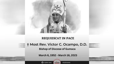 Diocese of Balanga, nagpaabot ng pakikiisa at pagdadalamhati sa pagpanaw ni Bishop Ocampo