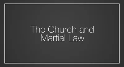 The Church and martial law