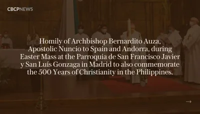 Fifth centenary of evangelization
