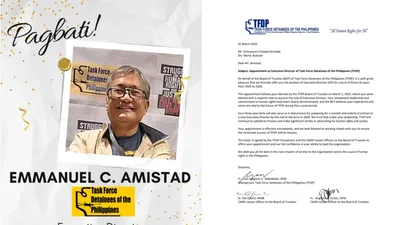 TFDP, may bagong executive director
