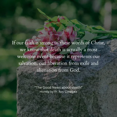The Good News about death