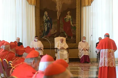 Pope Francis presides at consistory for canonization of blesseds