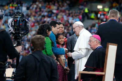 Families called to share joy, love, life with the world, pope says