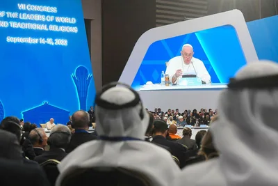 ‘Every human being is sacred:’ Pope Francis tells religious leaders in Kazakhstan