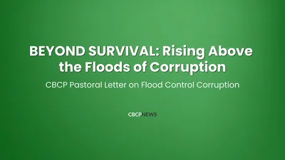 CBCP pastoral letter on flood control corruption