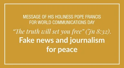 Fake news and journalism for peace