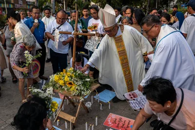 PHOTOS: Philippine Church, civil groups mark global prayer call with peace vigil, protest