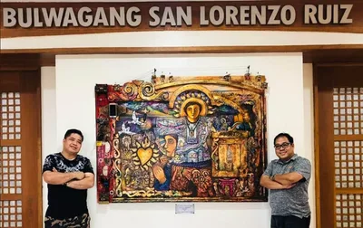 Bulacan artist unveils ‘neo-realist San Lorenzo Ruiz’
