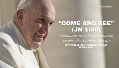 Pope Francis’ message for the 55th World Communications Day