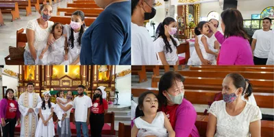 Magkapatid na mayroong cerebral palsy at stage 3 lymphoma, tinulungan ng Radio Veritas na mabigyan ng sakramento ng binyag