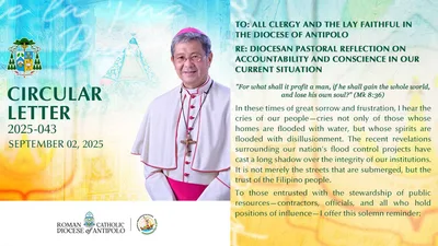 Makonsensya, magsisi at magbayad-puri, panalangin ng Obispo sa mga sangkot katiwalian - VeritasPH