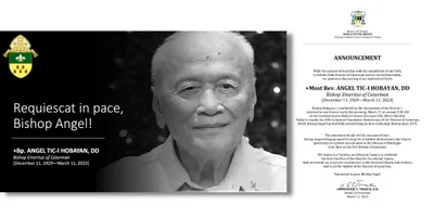 Unang Obispo ng Diocese of Catarman, sumakabilang buhay na