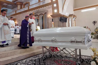 Bishop Cariño laid to rest in Legazpi Cathedral