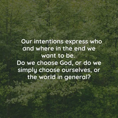 Passing unnoticed and purity of intention