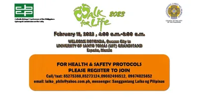 Mamamayan, inaanyayahan ng SLP sa Walk for Life 2023